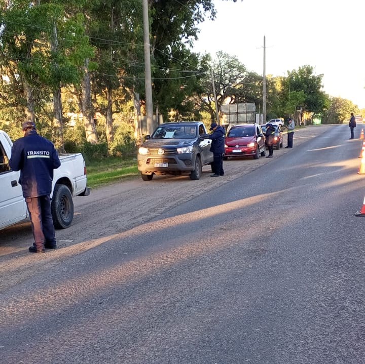 Realizaron controles vehiculares en avenida Hermanos Kennedy